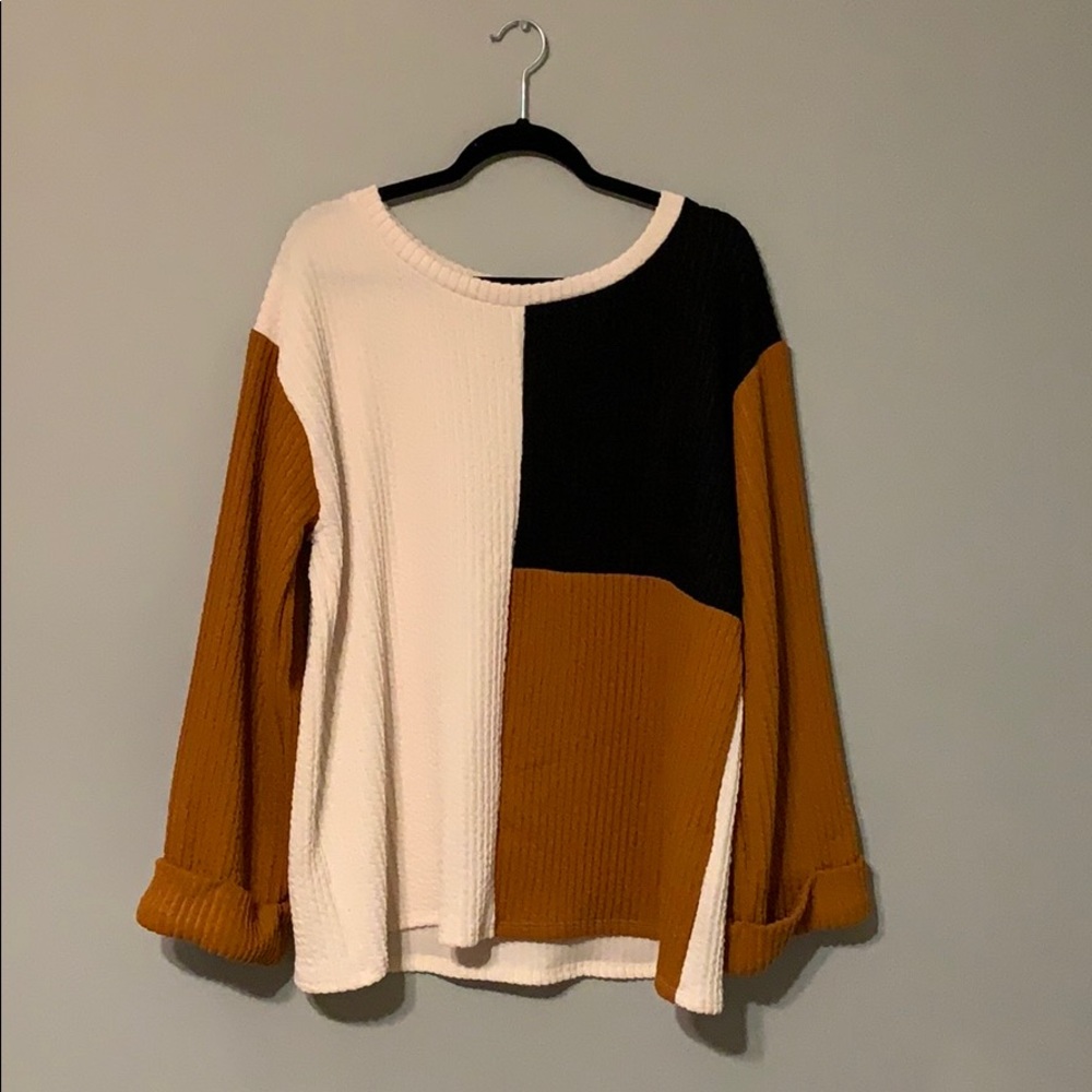 Color Block Blouse